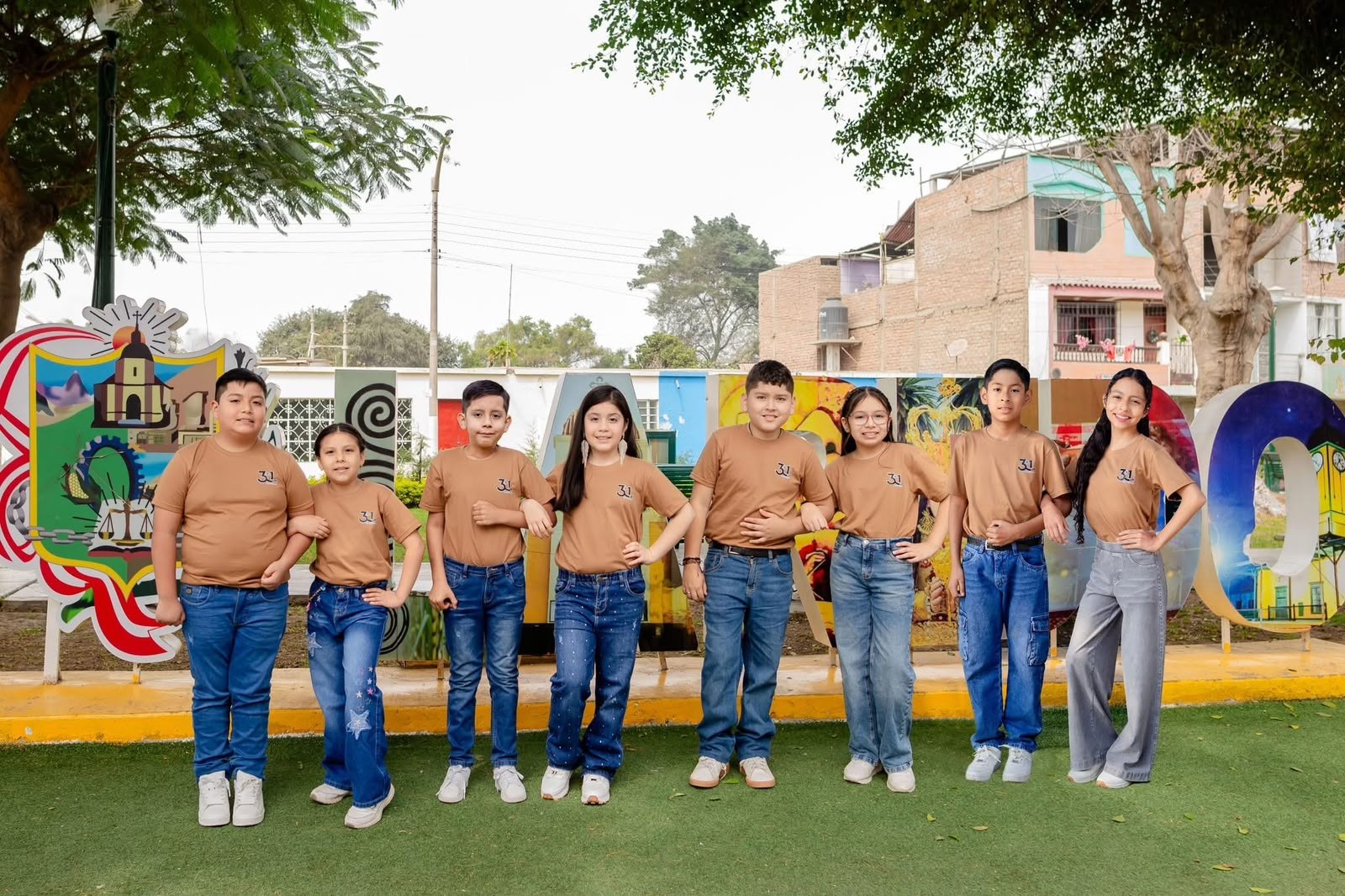 Estudiantes en actividad de integración